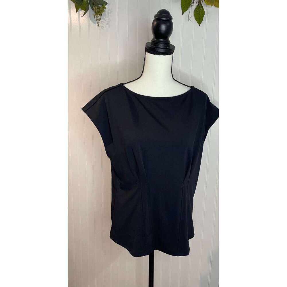 Nine West Womens Black Sleeveless Top Size L